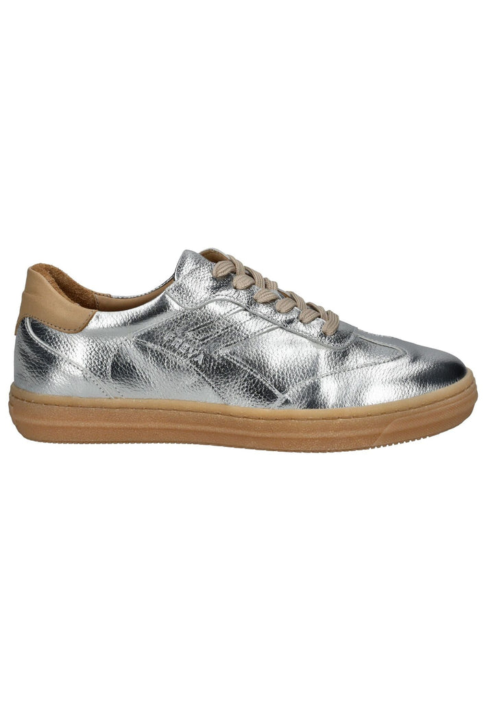 Andrea Conti Sneaker Leder Silber/Beige
