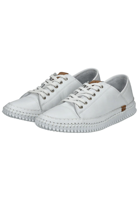 Andrea Conti Sneaker Leder Weiß