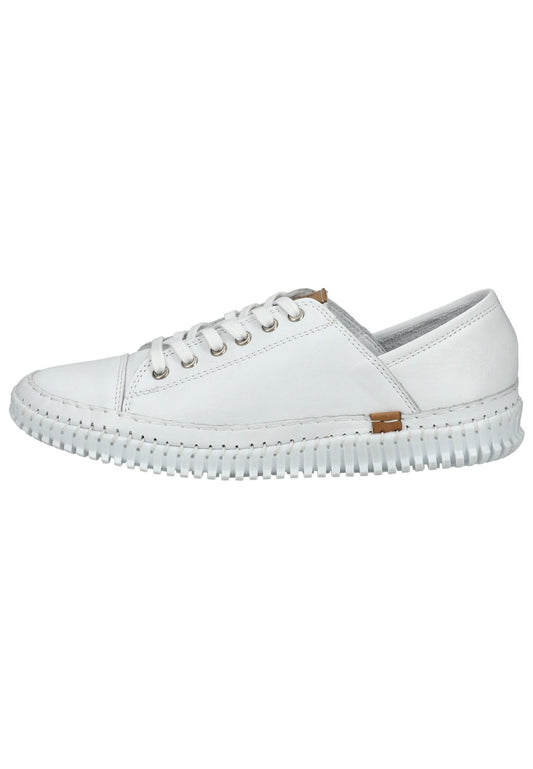Andrea Conti Sneaker Leder Weiß