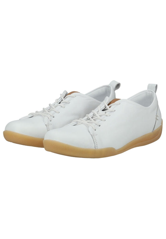 Andrea Conti Sneaker Leder Weiß