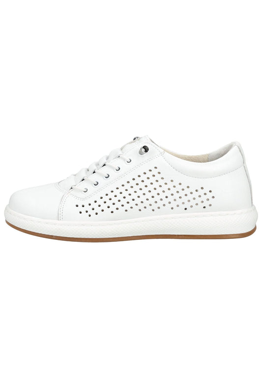 Andrea Conti Sneaker Leder Weiß