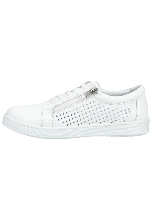 Andrea Conti Sneaker Leder Weiß