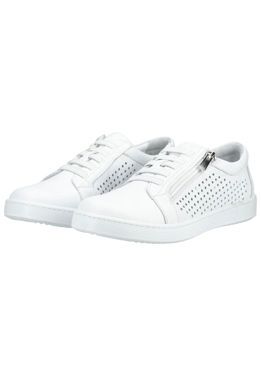 Andrea Conti Sneaker Leder Weiß