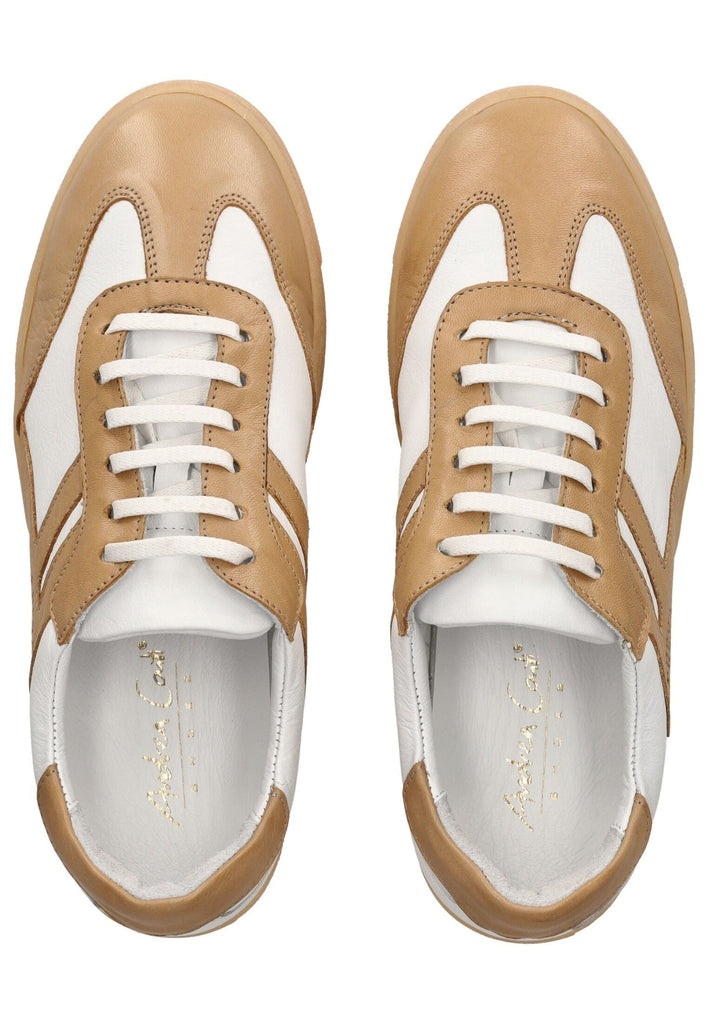 Andrea Conti Sneaker Leder Weiß/Beige