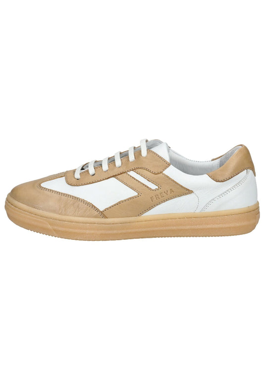 Andrea Conti Sneaker Leder Weiß/Beige