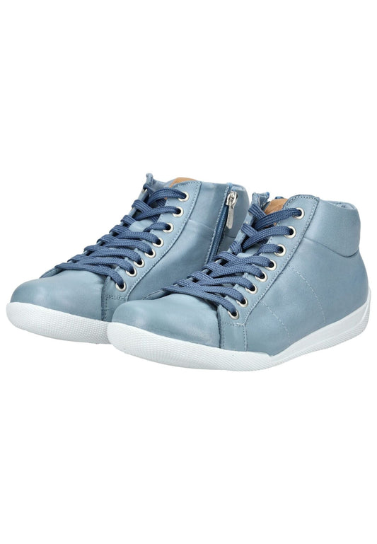 Andrea Conti Sneaker Veloursleder Blau