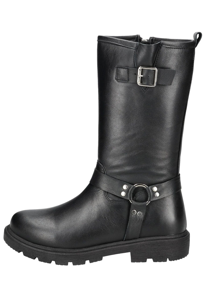 Andrea Conti Stiefel Glattleder Schwarz Warmfutter