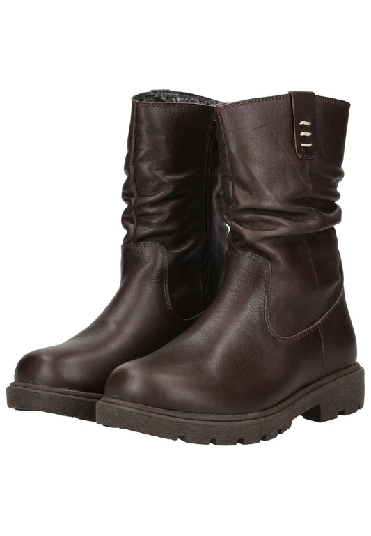Andrea Conti Stiefel Leder Mokka Warmfutter