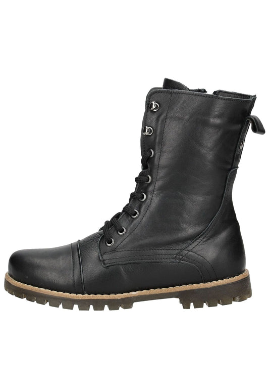 Andrea Conti Stiefel Leder Schwarz