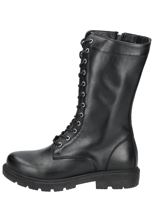 Andrea Conti Stiefel Leder Schwarz