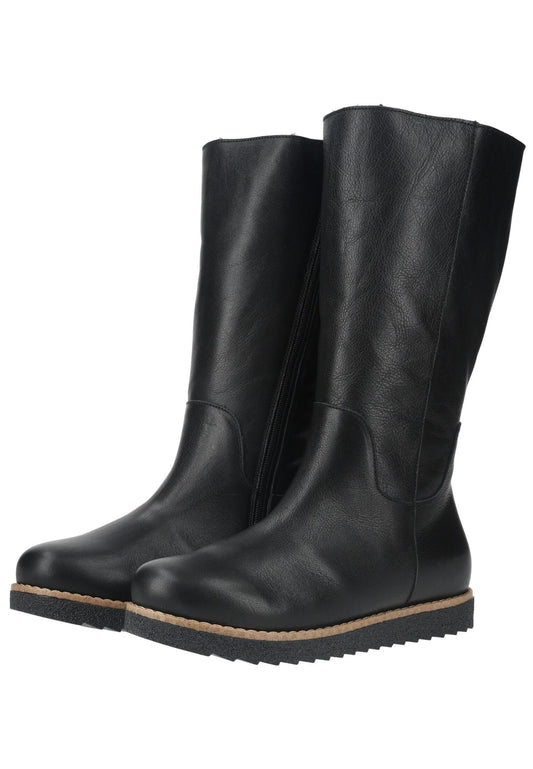 Andrea Conti Stiefel Leder Schwarz/Schwarz