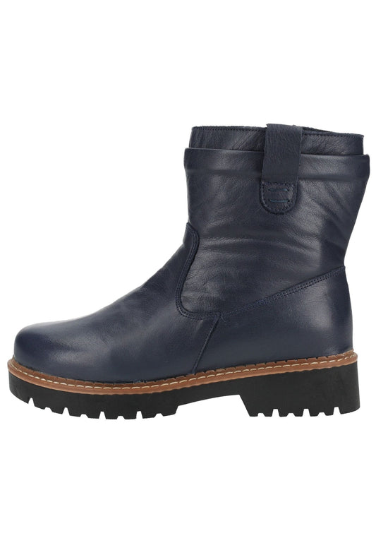 Andrea Conti Stiefelette Leder Dunkelblau