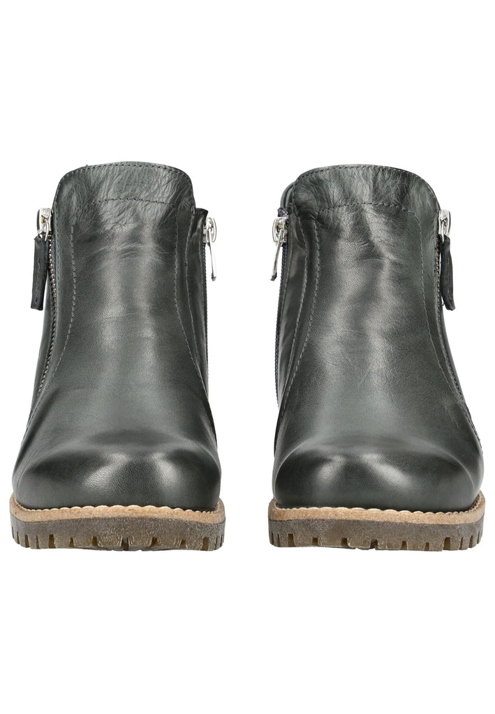 Andrea Conti Stiefelette Leder Dunkelgrau