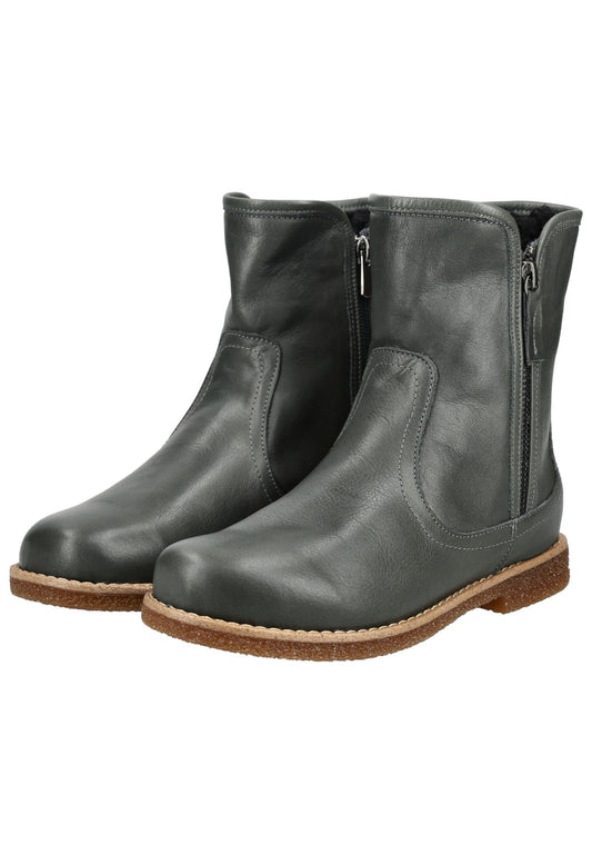 Andrea Conti Stiefelette Leder Dunkelgrau Warmfutter