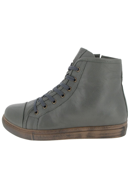 Andrea Conti Stiefelette Leder Grau Warmfutter