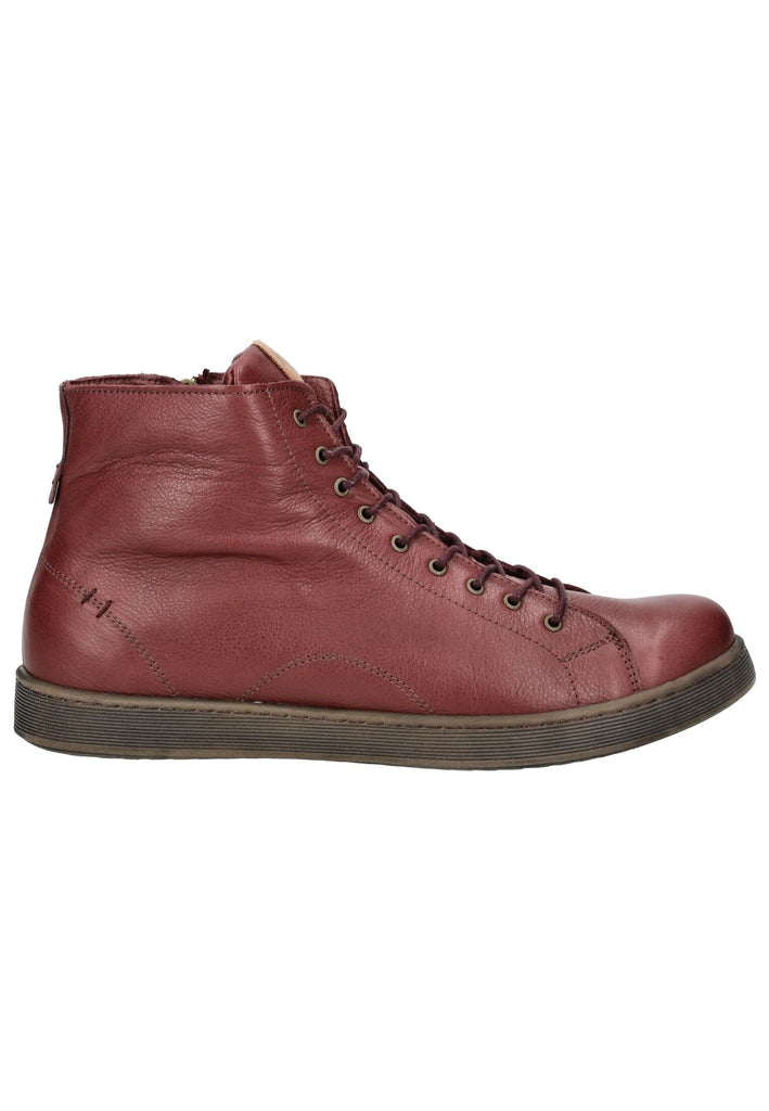 Andrea Conti Stiefelette Leder Rot/Braun
