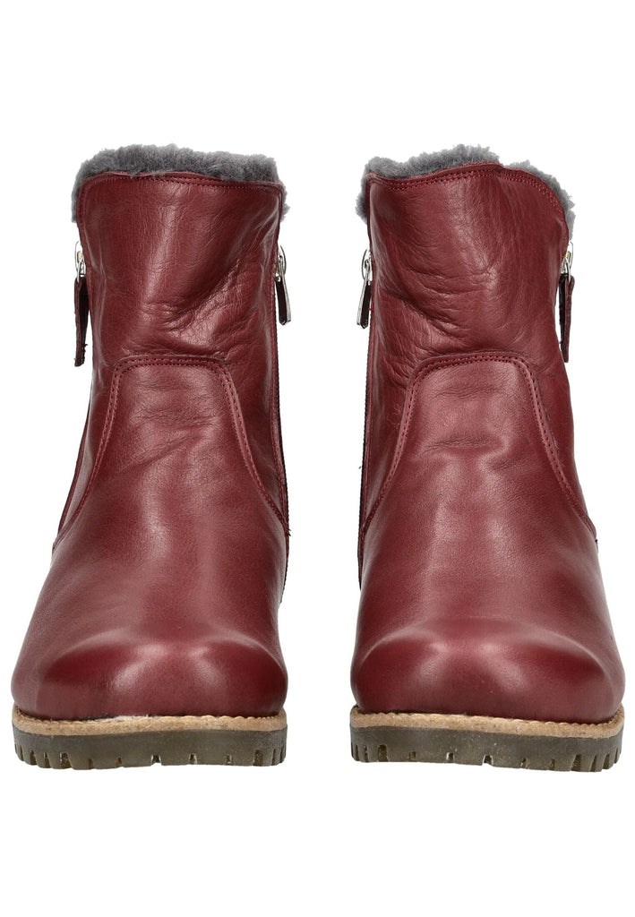 Andrea Conti Stiefelette Leder Rot Warmfutter