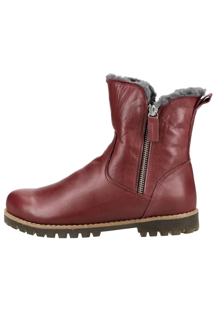 Andrea Conti Stiefelette Leder Rot Warmfutter