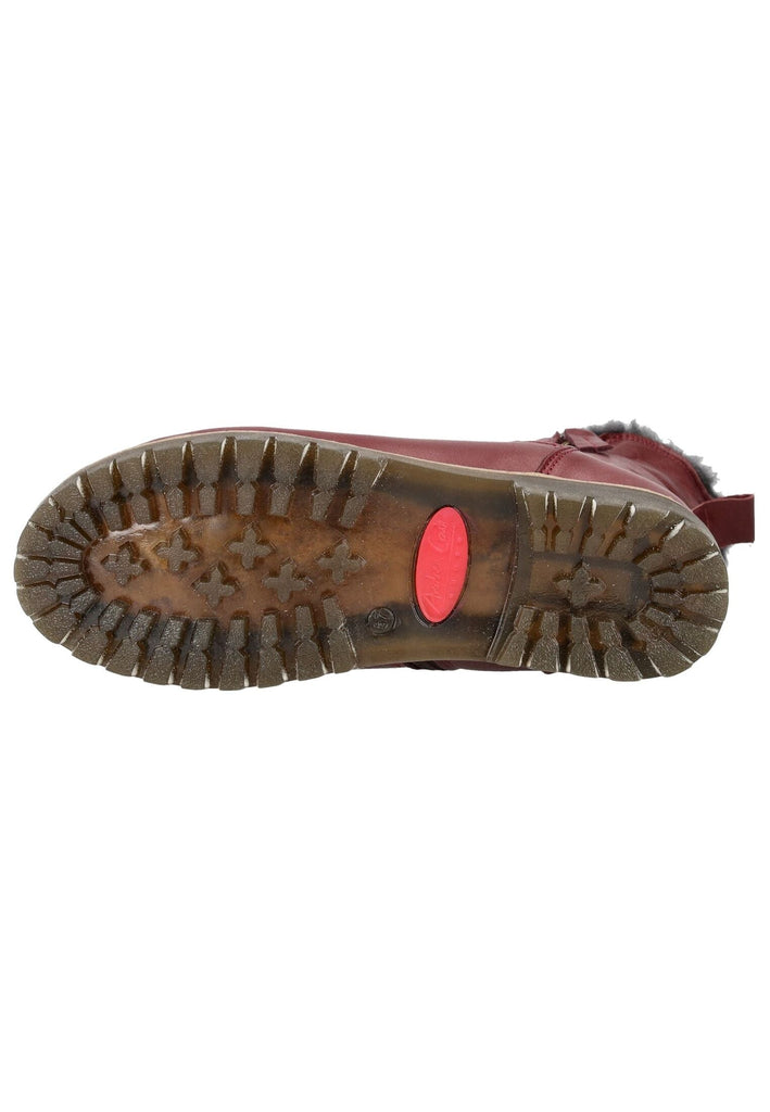Andrea Conti Stiefelette Leder Rot Warmfutter