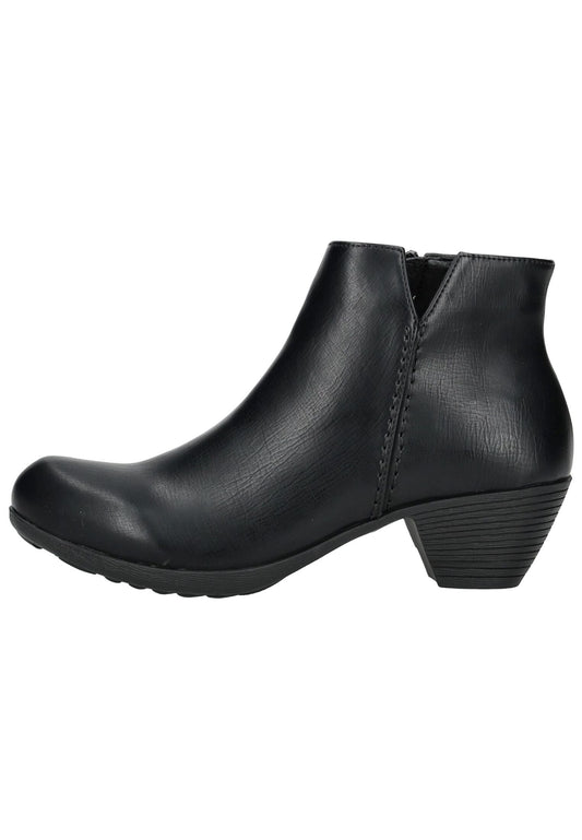 Andrea Conti Stiefelette Leder Schwarz