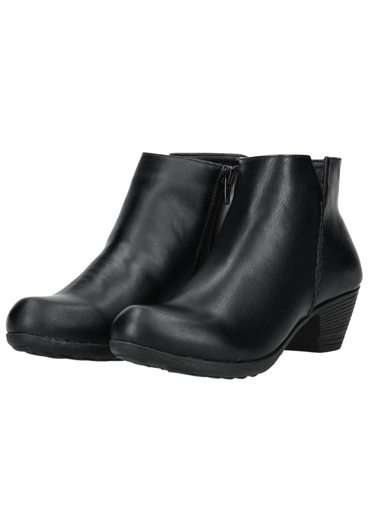 Andrea Conti Stiefelette Leder Schwarz