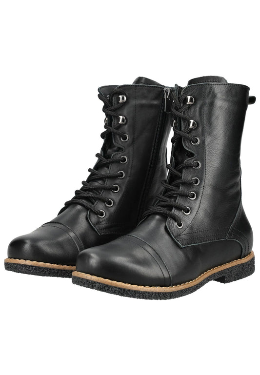 Andrea Conti Stiefelette Leder Schwarz