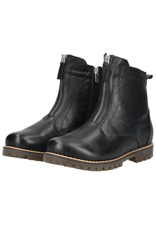 Andrea Conti Stiefelette Leder Schwarz