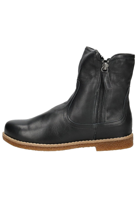 Andrea Conti Stiefelette Leder Schwarz Warmfutter