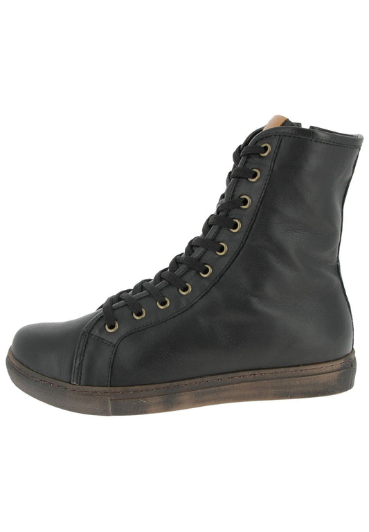 Andrea Conti Stiefelette Leder Schwarz Warmfutter