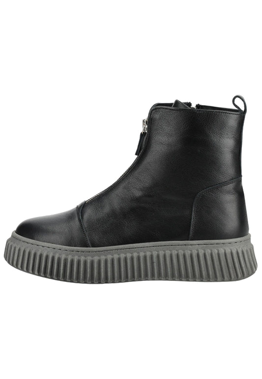 Andrea Conti Stiefelette Leder Schwarz Warmfutter