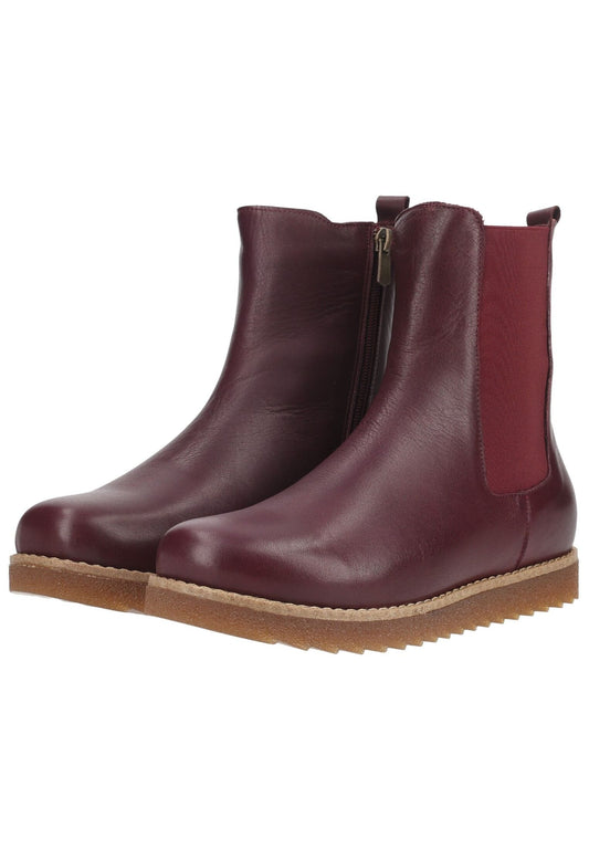 Andrea Conti Stiefelette Leder/Textil Rot