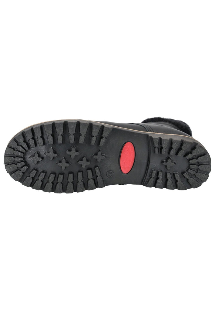 Andrea Conti Stiefelette Leder/Textil Schwarz/Silber Warmfutter