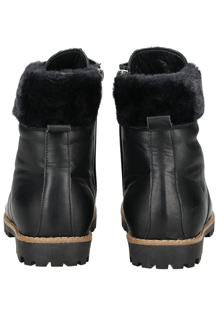 Andrea Conti Stiefelette Leder/Textil Schwarz/Silber Warmfutter