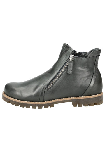 Stiefeletten Andrea Conti Stiefelette Leder Dunkelgrau