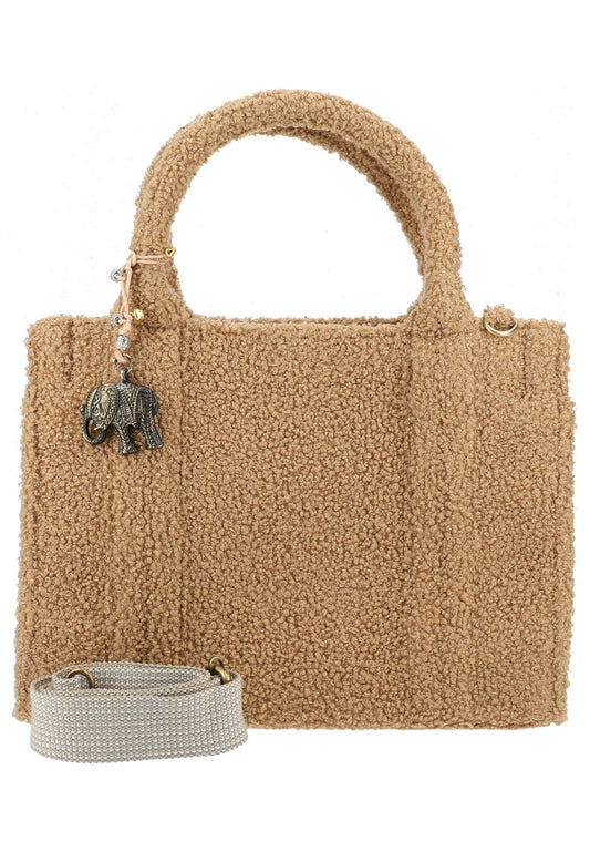 ANOKHI Taschen Baumwolle Beige
