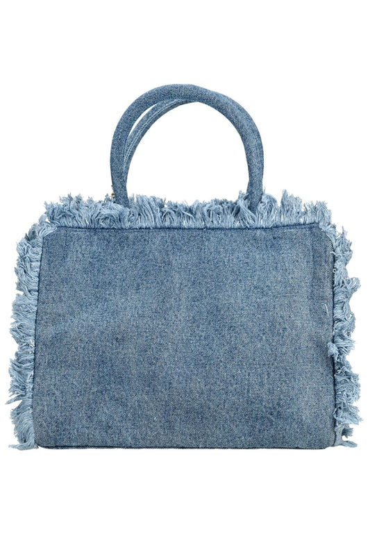 ANOKHI Taschen Baumwolle Blau