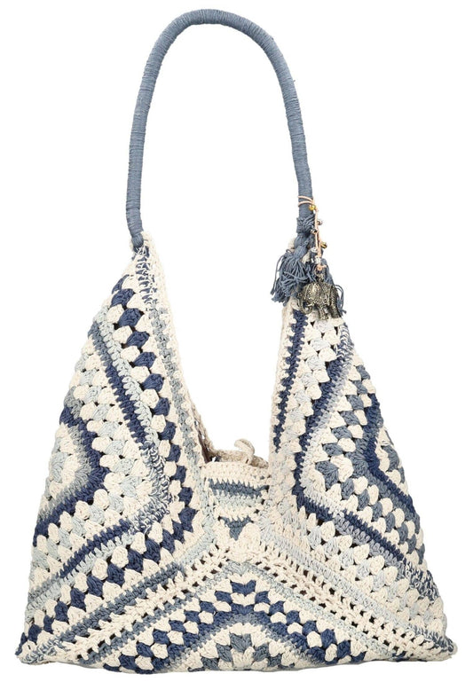ANOKHI Taschen Baumwolle Grau