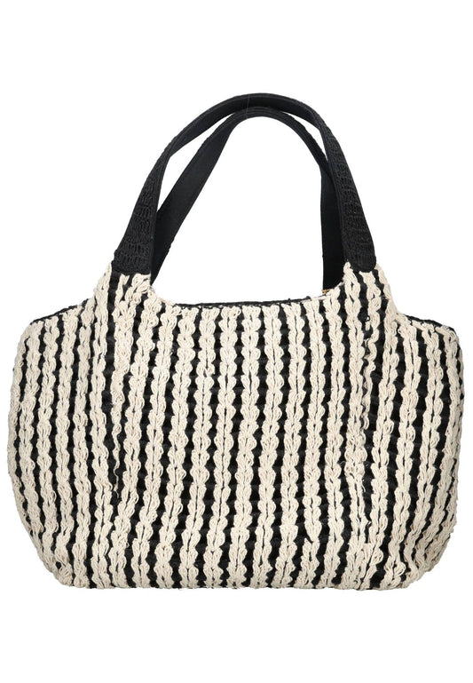 ANOKHI Taschen Baumwolle Schwarz/Weiß