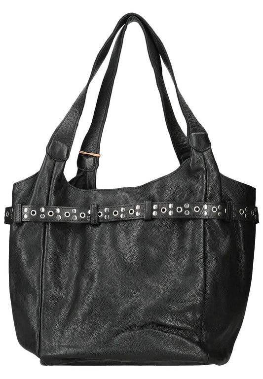 ANOKHI Taschen Leder Black