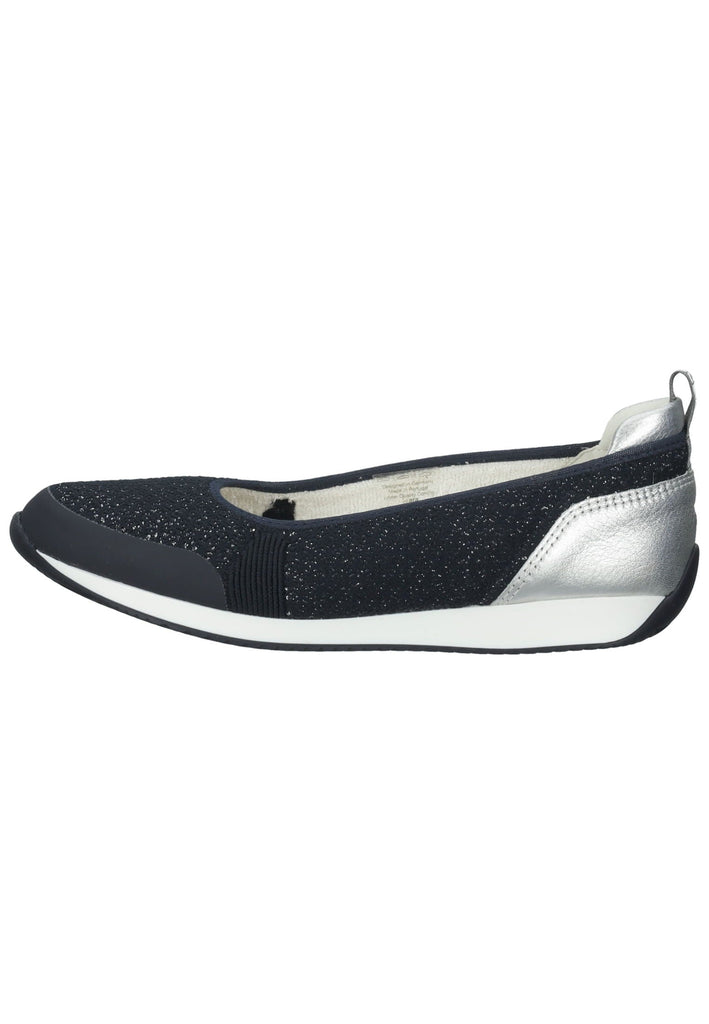 Ballerinas ara Ballerinas Lederimitat Blau/Silber