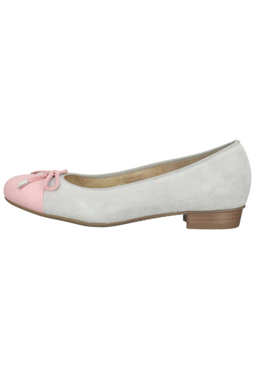 Ballerinas ara Ballerinas Lederimitat Rosa/Grau