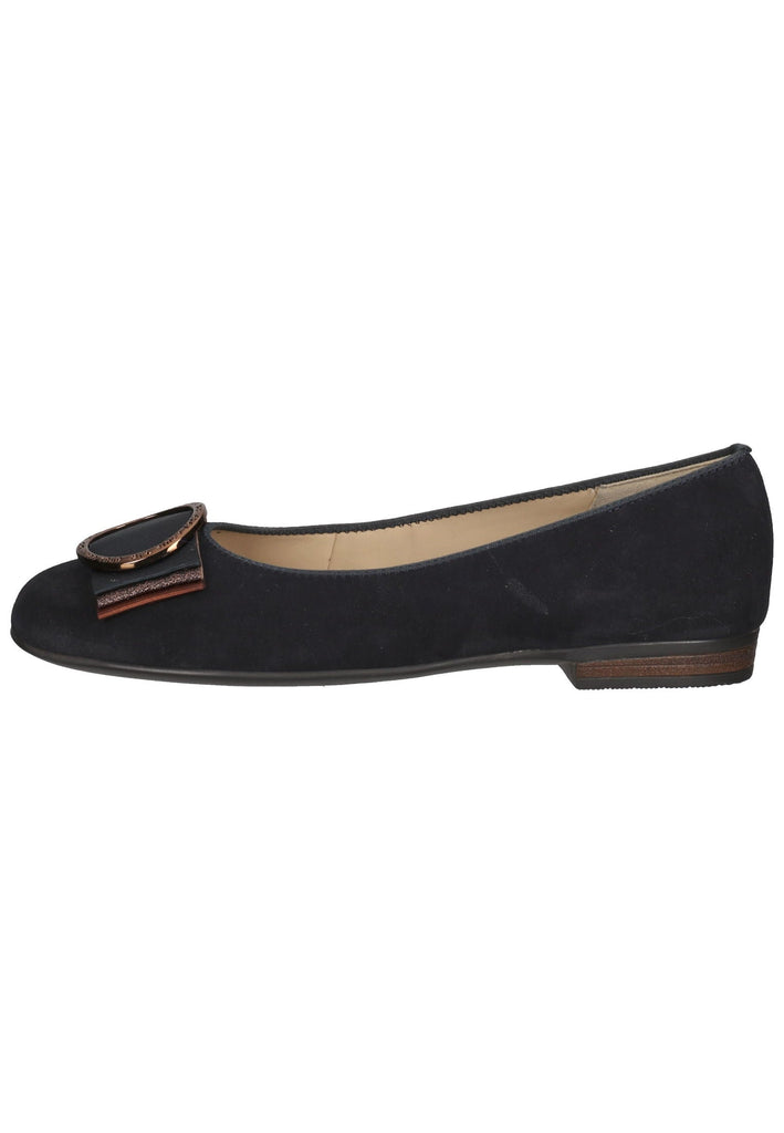 Ballerinas ara Ballerinas Veloursleder Dunkelblau