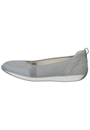 Ballerinas ara Ballerinas Veloursleder/Textil Grau