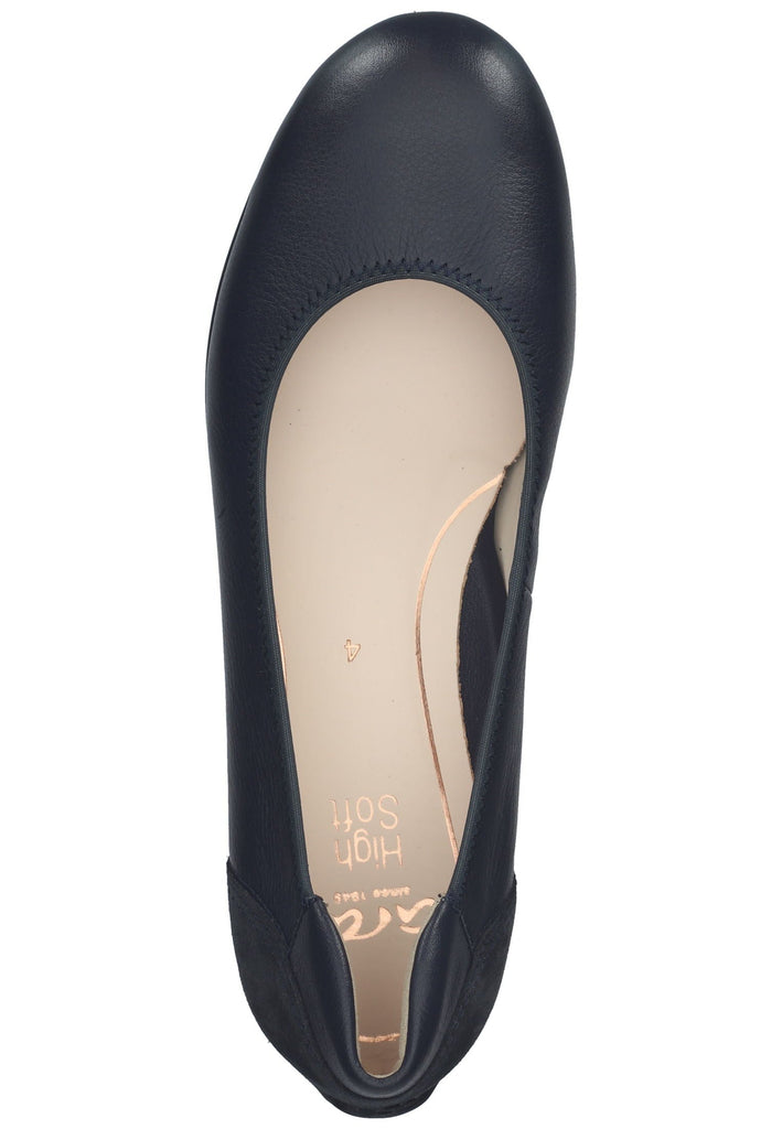 ara Ballerinas Glattleder Blau