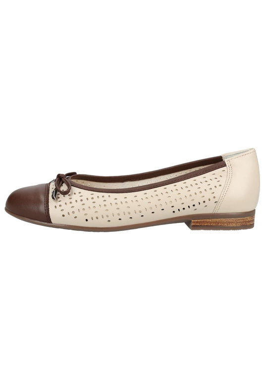 ara Ballerinas Glattleder Mocca