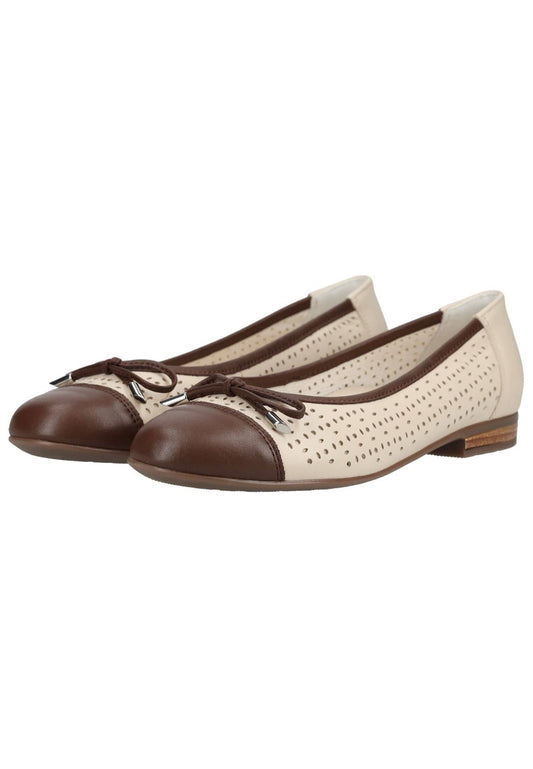 ara Ballerinas Glattleder Mocca