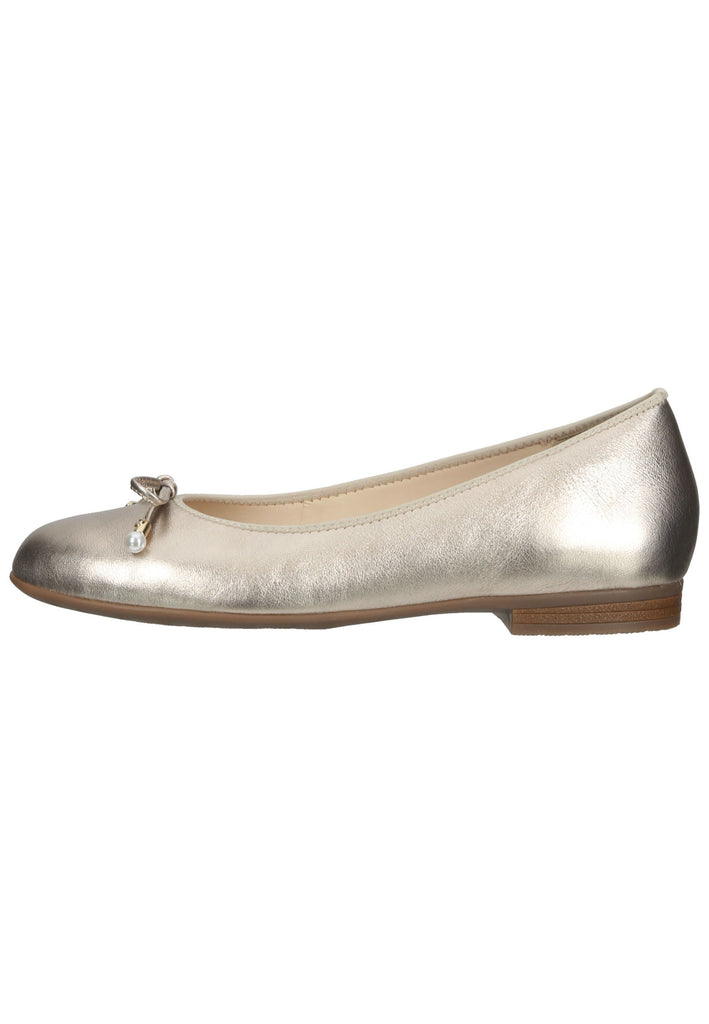 ara Ballerinas Glattleder Platin