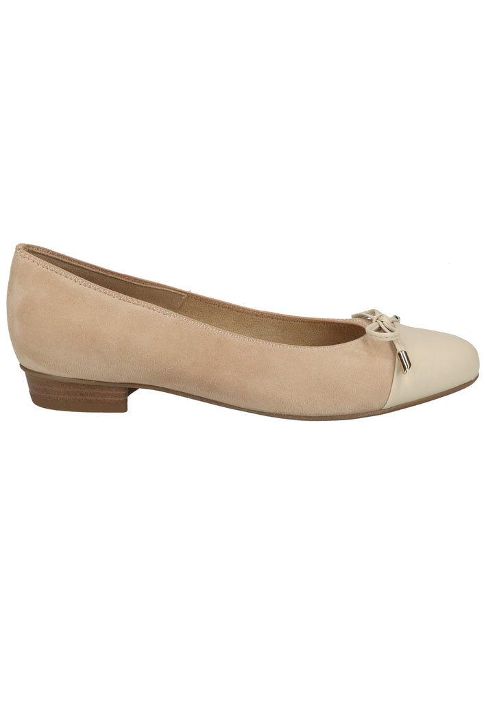 ara Ballerinas Leder Beige