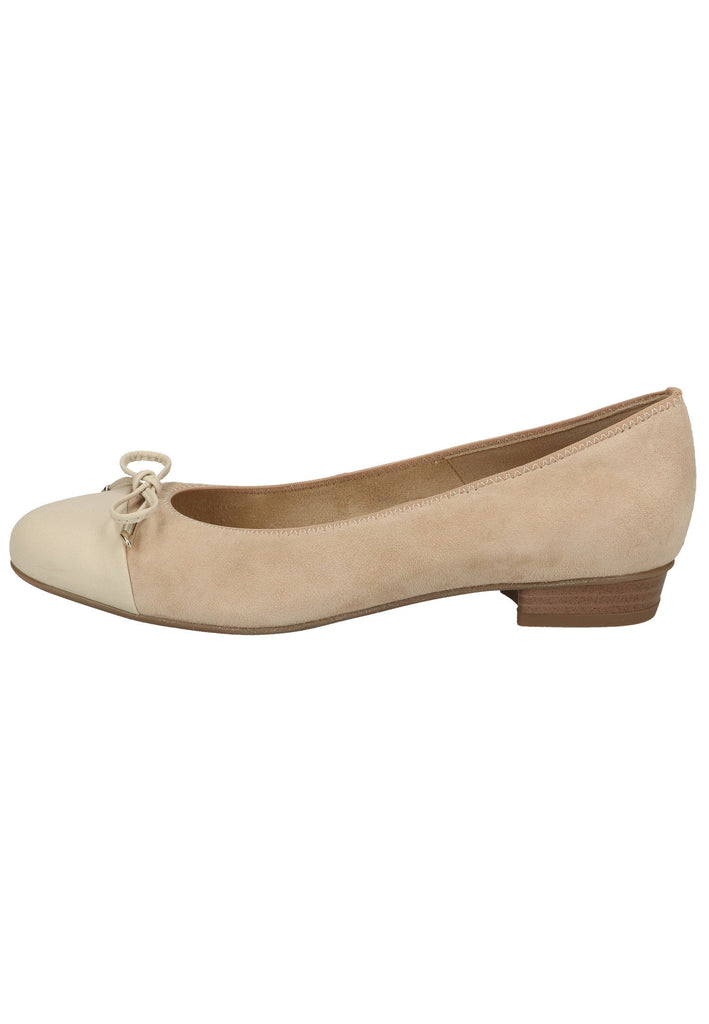 ara Ballerinas Leder Beige