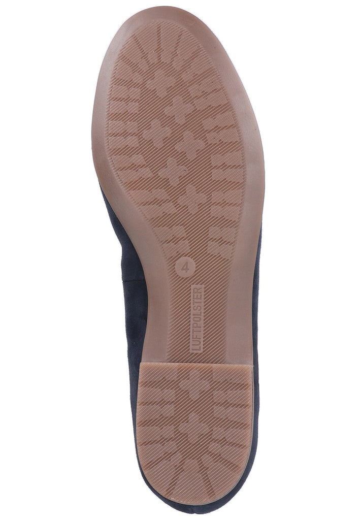 ara Ballerinas Leder Blau